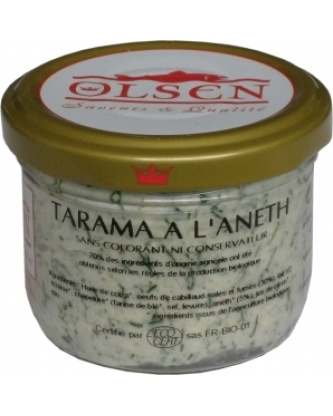 Tarama blanc à l'aneth bio verrine de 90g