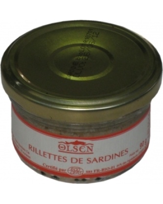 Rillettes de maquereaux bio verrine de 90g