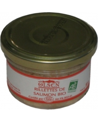 Rillettes de saumon bio verrine de 90g