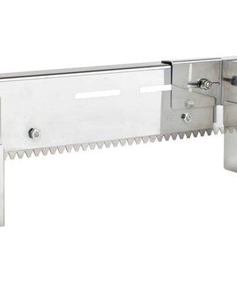 Raclette inox ajustable pour étaler le chocolat