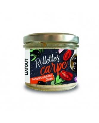 RILLETTES CARPE TOMATES SÉCHÉES OLIVES 90GR