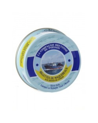 RILLETTES DE MAQUEREAUX AUX ZESTES DE CITRON 78GR