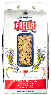 Genovesine IGP Nudeln aus italienischem Hartweizen 1 kg Packung - Faella Gragnano
