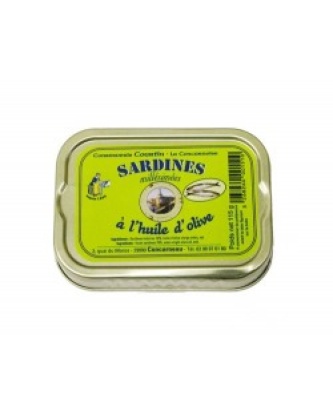SARDINES À L'HUILE D'OLIVE MILLÉSIMÉES 115GR
