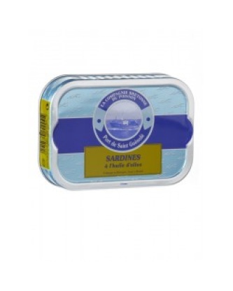 SARDINES ENTIÈRES HUILE D'OLIVE BIO 115GR*