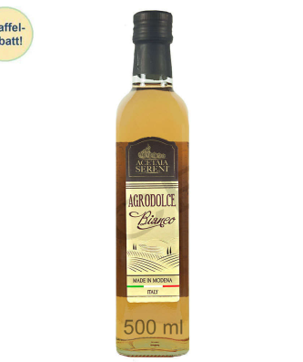 Condimento Agrodolce Bianco 500 ml assaisonnement balsamique blanc - Sereni