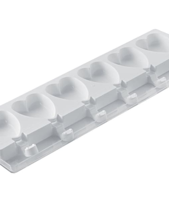 Set de 2 moules silicone pour 12 mini cœurs