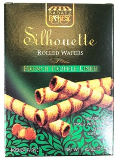 Paskesz Silhouette Rolled Wafers French Truffle Lined