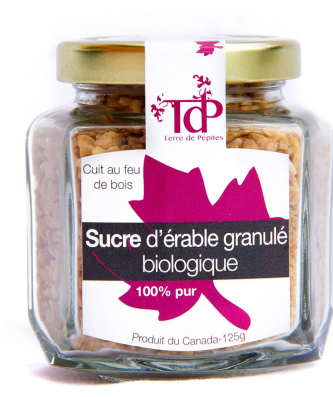 Sucre d'érable pépites Bio