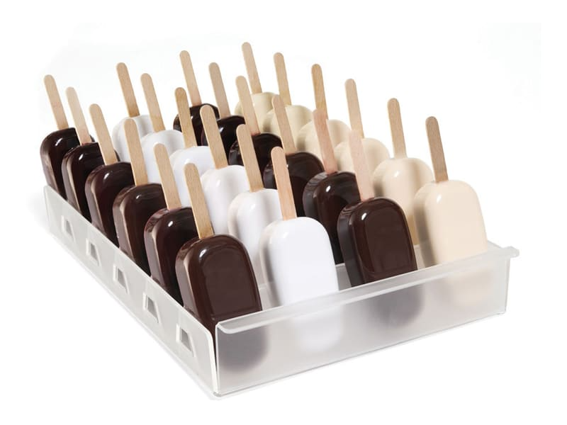 Support et présentoir pour bâtonnets et biscuits glacés