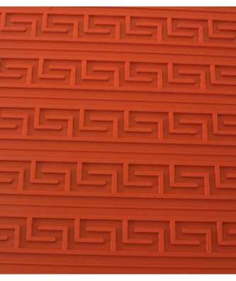 Tapis de décoration en silicone Frise grecque