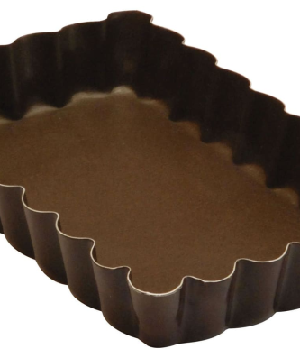 Tartelette rectangulaire fond fixe