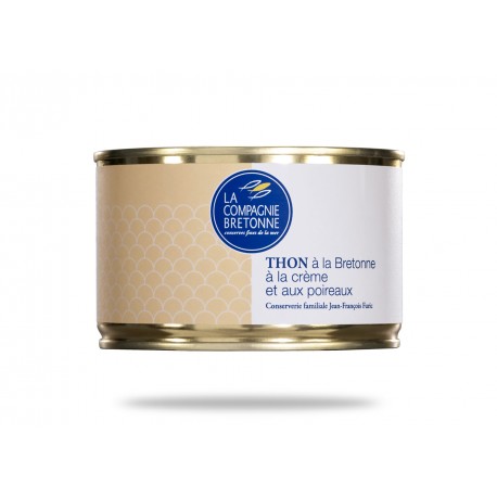 THON À LA BRETONNE À LA CRÈME ET AUX POIREAUX - 400G