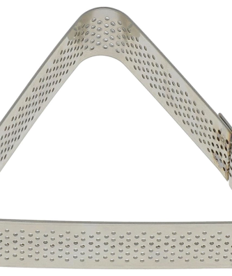 Triangle à tarte perforé inox