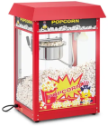 Petite machine à popcorn - Puissance 1 600 W, acier inoxydable, verre trempé et Téflon