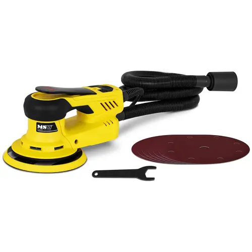 Ponceuse orbitale électrique - 350 W - Ø 150 mm - Jusqu’à 10 000 tr/min