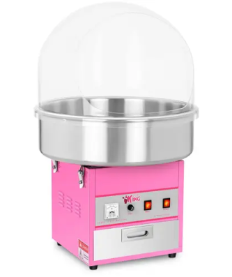 Machine à barbe à papa - 52 cm - 1 200 watts - Coupole de protection