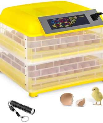 Couveuse à œufs - 112 œufs - Mire-œuf inclus- Entièrement automatique