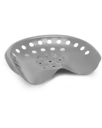 Siège de tracteur - 44 x 34 cm - Argent