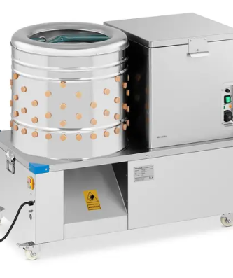 Plumeuse avec échaudoir - Tambour de 50 cm - 2 - 3 poulets/min