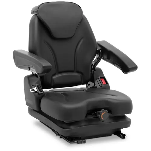 Siège de tracteur - 46 x 46 cm - Ajustable - Suspension