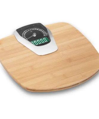 Pèse-personne électronique - Fini bambou - 180 kg