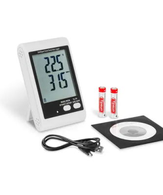 Enregistreur de données - écran LCD - température + humidité de l’air