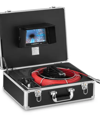Caméra endoscopique - 50 m - 12 LED - Écran 7 pouces