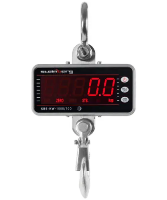 Crochet peseur - 1 000 kg / 0,5 kg - LED - Aluminium