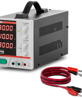 Alimentation de laboratoire - 0 - 30 V - 0 - 10 A CC - 300 W - Écran LED à 4 chiffres - USB