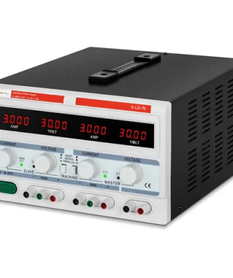 Alimentation de laboratoire - 2 x 0-30 V/ 0-3 A CC - 1 x 5 V / 3 A - 180 W