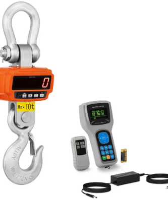 Crochet-peseur - 10 t / 2 kg - Télécommande avec écran