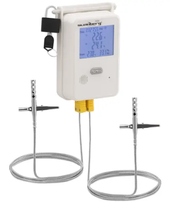 Enregistreur température + humidité - LCD - -50 - 350 ℃ - 0 à 100 % Hr - USB / Wi-Fi