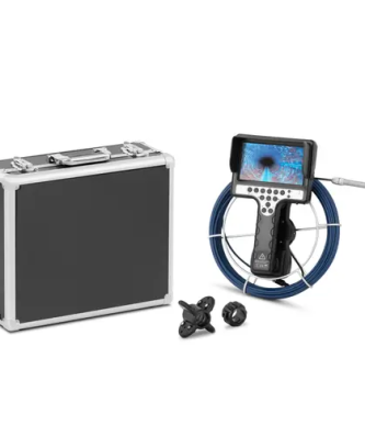 Caméra inspection canalisation - 30 m - 12 LED - Écran 7 pouces