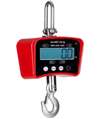 Crochet peseur rouge - 1 000 kg / 0,2 kg