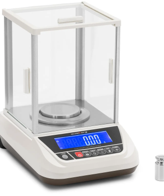 Balance de précision - 300 g / 0,001 g - Ø 82 mm - Écran LCD - Chambre de protection