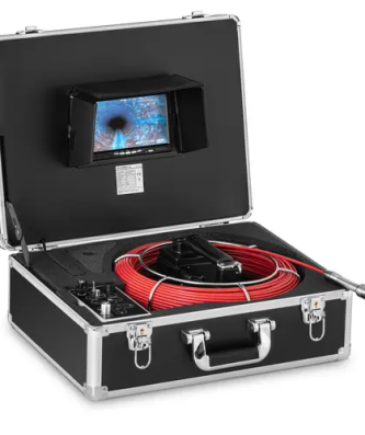 Caméra endoscopique - 40 m - 12 LED - Écran 7 pouces