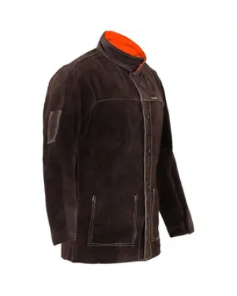 Veste de soudeur en cuir croute de bovin - Taille L