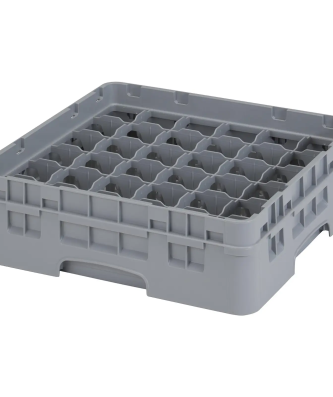 Casier de lavage à verre - 36 compartiments - 50 x 50 x 14,3 cm - Hauteur des verres : 9,2 cm