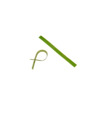 Attache cellophane vert 9 x 0,7 cm - par 2000