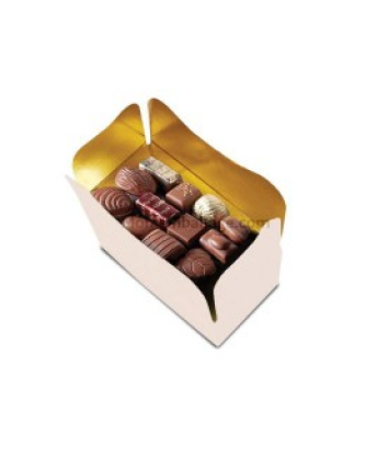 Ballotin monté carton blanc 500 ml - par 25