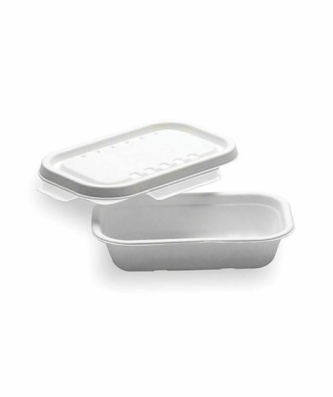 Barquette biodégradable bagasse 850 ml - par 125