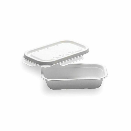 Barquette biodégradable bagasse 850 ml - par 125