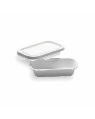 Barquette biodégradable bagasse 850 ml - par 125