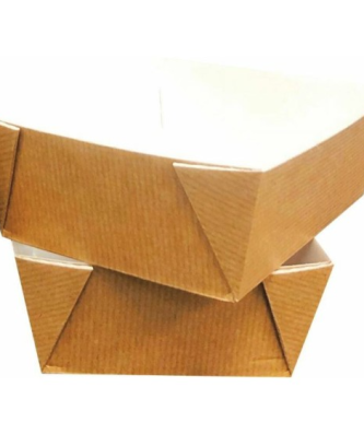 Barquette carton ingraissable 785 ml - par 25