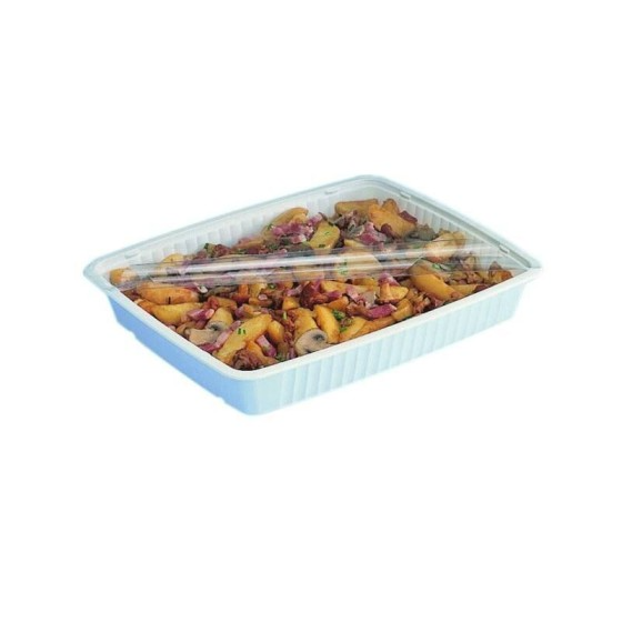 Barquette plastique blanche scellable Gastropack 3000 ml - par 150