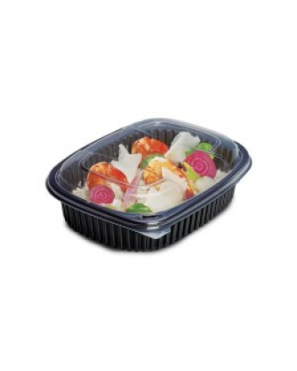 Barquette plastique noire Cookipack 1000 ml - par 320