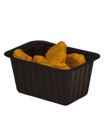 Barquette plastique noire scellable 500 ml - par 100