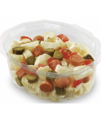 Barquette plastique transparente à couvercle Multipack 1500 ml - par 150