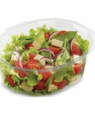 Barquette plastique transparente à couvercle Multipack 2000 ml - par 200